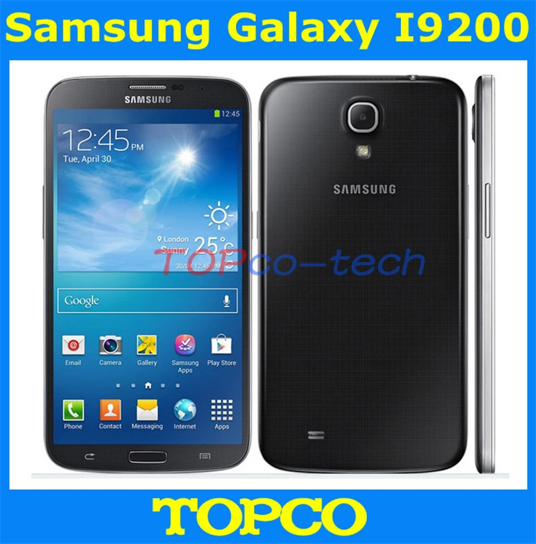 Оригинальный разблокирована samsung Galaxy Mega 6 3 I9200 GSM 3g двухъядерный Android телефон ''WI