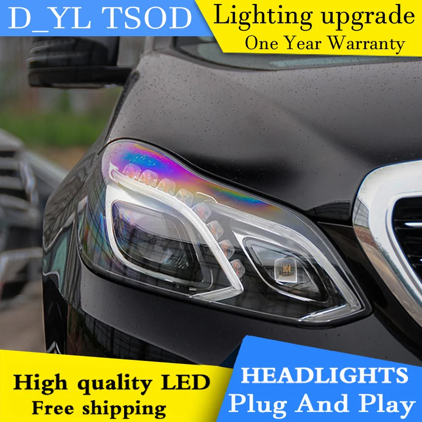 Стайлинга автомобилей головной светильник s для Benz e класс 2015 светодиодный
