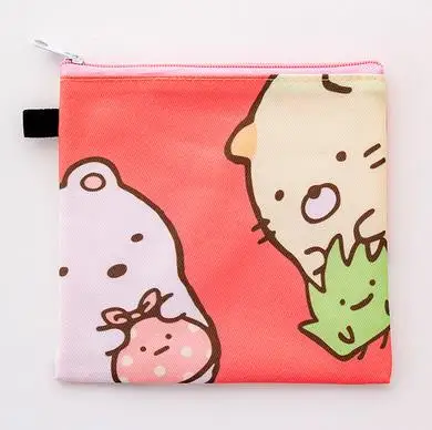 11 1 шт. Kawaii Мини Сумико гураши енот полиэстер Sundry Косметические Сумки для монет на молнии органайзер для хранения канцелярская карточка держатели - Цвет: 11
