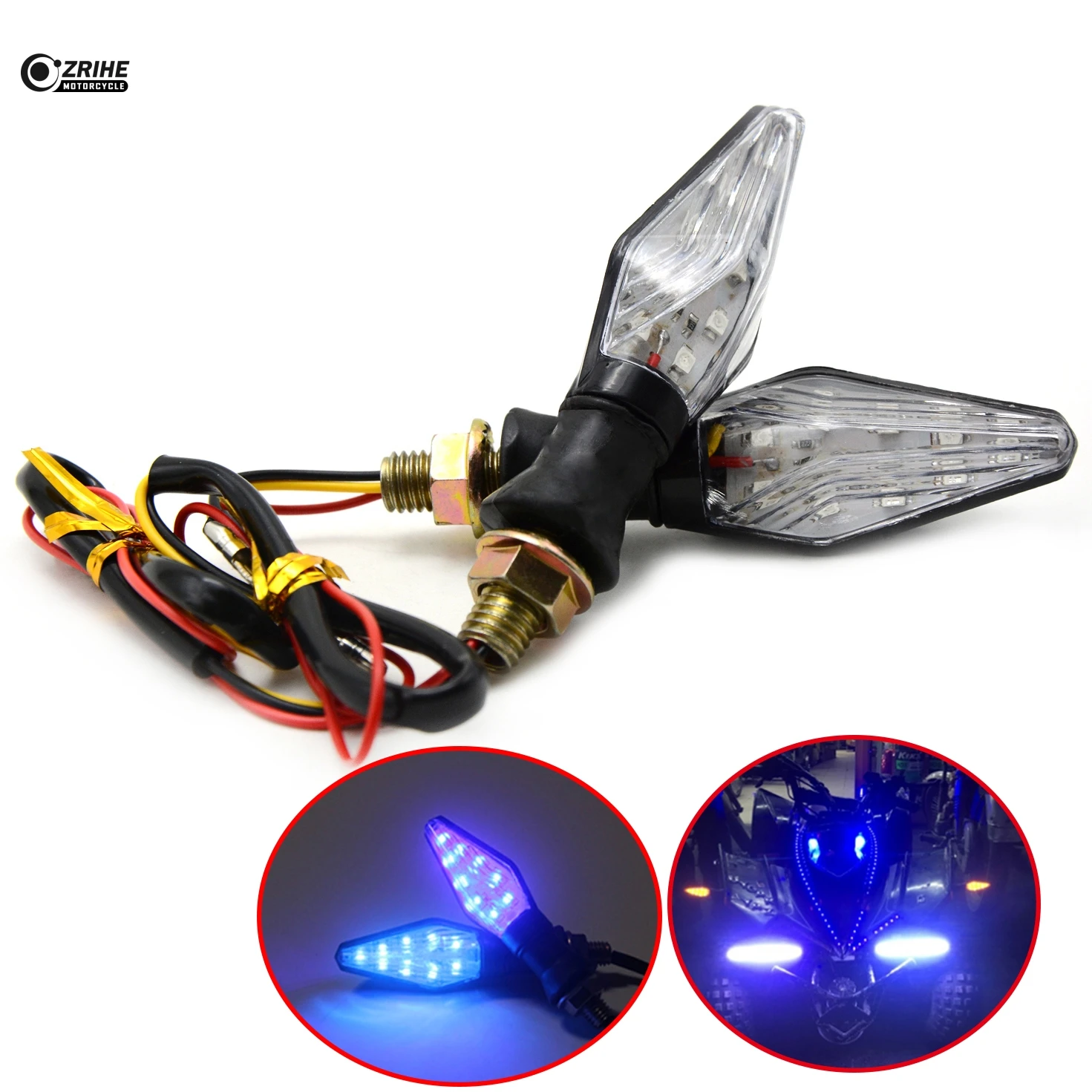Всеобщая светодиодный мотоциклетные сзади указатели поворота индикаторная