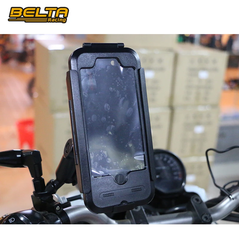 Мотоцикл Водонепроницаемый Чехол USB Зарядное Устройство Мобильного