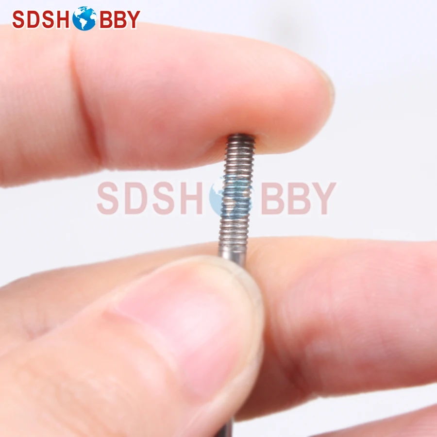 M3 * L300 мм нажимной стержень из нержавеющей стали с двойными зубцами для