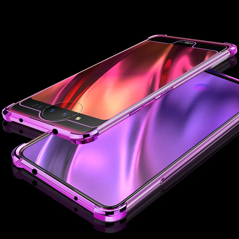 Rose NEX2 3D Laser Elec-покрытие чехол с "воздушной подушкой" для Vivo NEX 2 Чехол 6,39 ''анти-шок прозрачный 2-экран для VIVO Nex 2 Nex2 крышка Капа - Цвет: Rose
