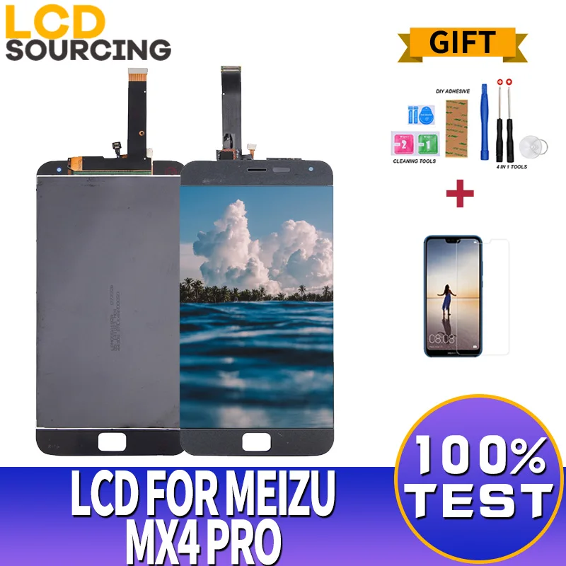 5.5 inch LCD Display For Meizu MX4 Pro Screen Touch Digitizer Assembly MEIZU MX4pro Replacement No frame | Мобильные телефоны и