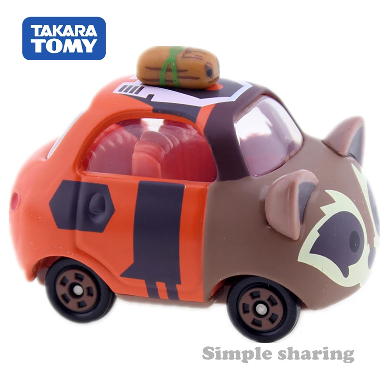 Takara Tomy Tomica Disney Marvel аниме фигурка ракета енот ЦУМ машинная игрушка Литье под