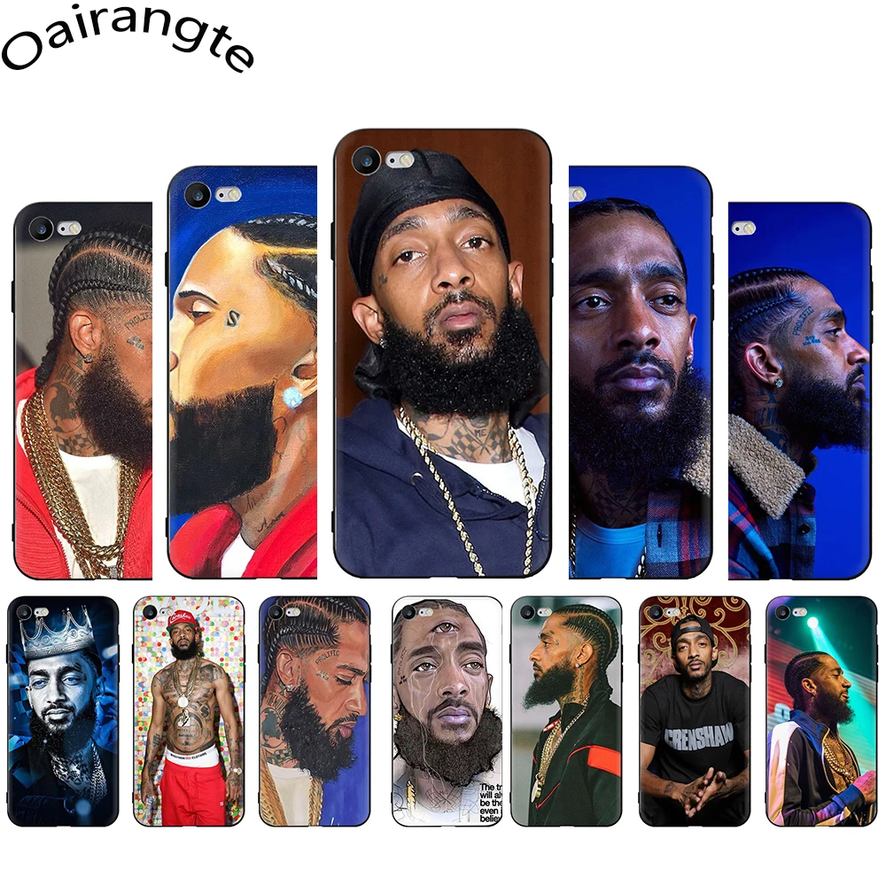 Мягкий чехол для телефона Rapper Nipsey Hussle для iPhone 5 5S 6 6S Plus 7 8 Plus X XR XS 11 Pro Max