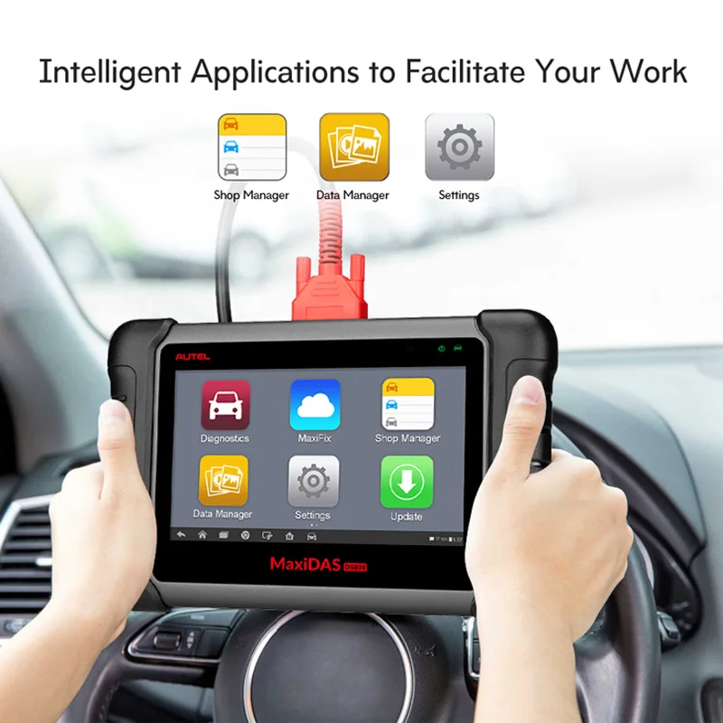 Autel Maxidas DS808 OBD2 сканер автомобильный OBDII диагностический инструмент тестер OBD инжектор кодирования ключ кодирования код считыватель PK MS906