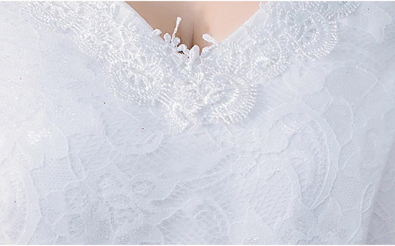 Кружевные вечерние платья с короткими рукавами и v-образным вырезом ручной