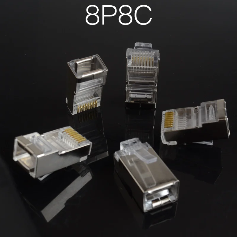 Модульный разъем для телефонного Интернета 4P4C 6P2C 6P4C 6P6C 8P8C RJ9 RJ11 RJ45 10
