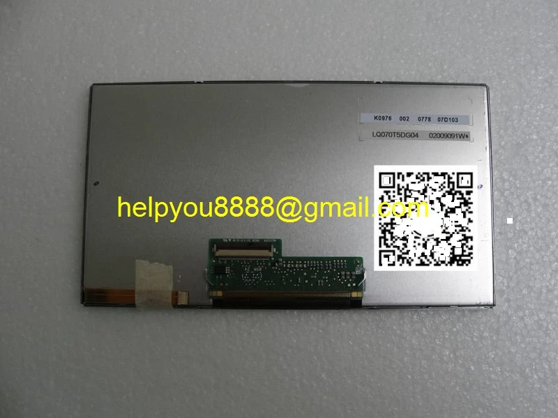 Оригинальный 7 дюймовый ЖК дисплей LQ070T5DG04 LQ070T5DG04G LQ070T5DG04A LQ070T5DG04E для автомобиля GPS