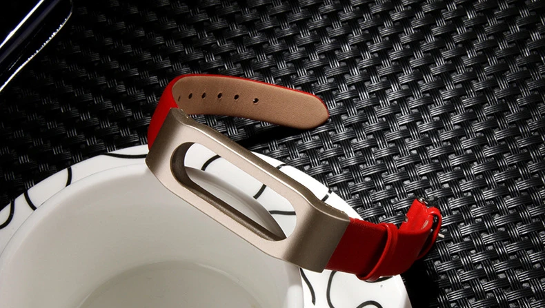Из натуральной кожи mi Band 3 ремешок металлический для оригинальной Xiaomi mi ремешок 3 Кожаный браслет mi Band 3 браслеты Замена наручного ремня