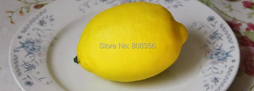 Искусственные фрукты 30 шт. модель зеленого/желтого лимона игрушечные украшения