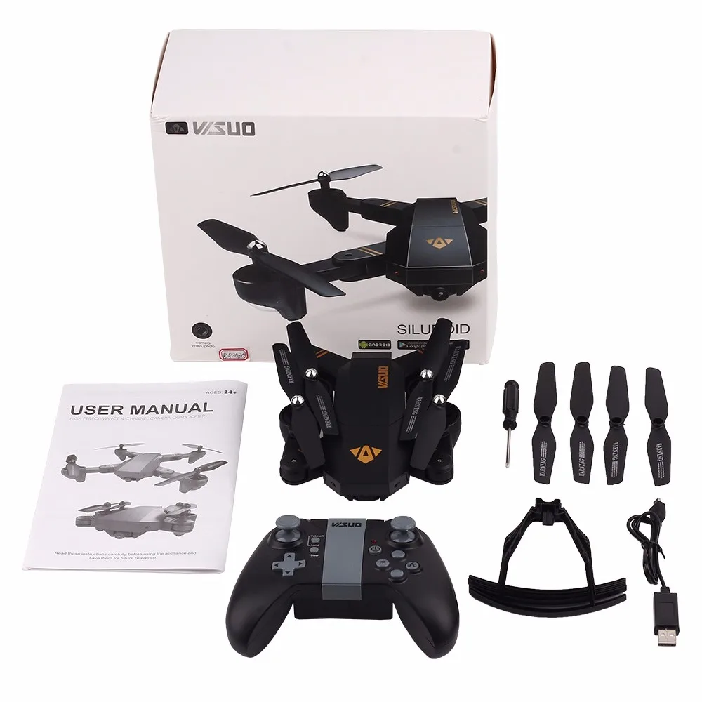 Дрон для селфи с камерой XS809 XS809w Fpv Радиоуправляемый вертолет Квадрокоптер мини