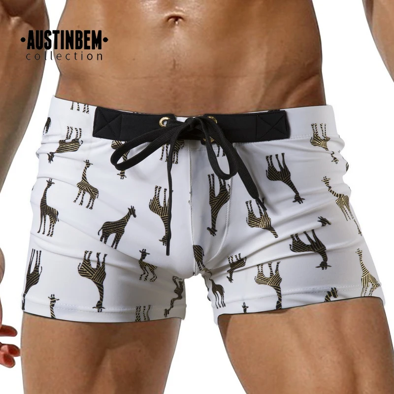Мужские спортивные костюмы для плавания с принтом жирафа мужские пляжные шорты