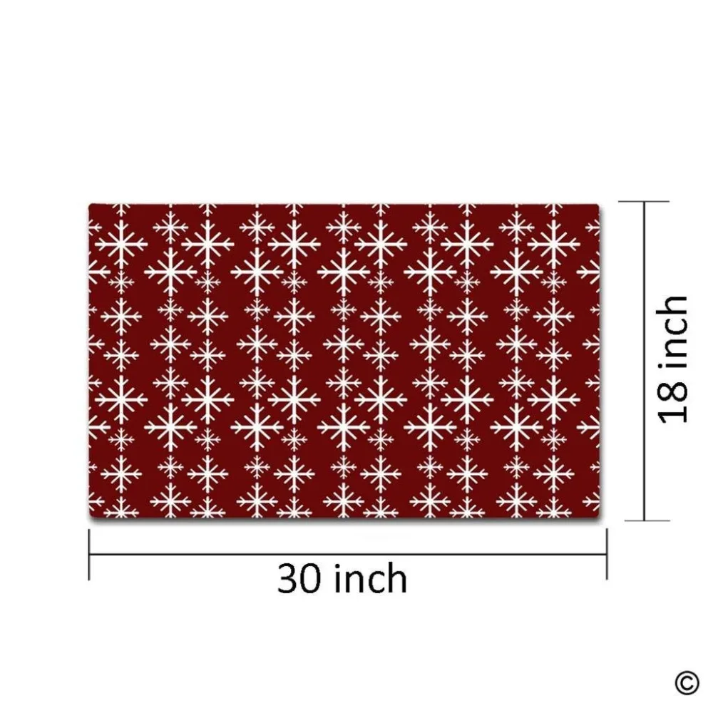 

Doormat door mat Christmas Decorative for entrance door Indoor and Outdoor Floor Mat Non woven Top 18"x30"
