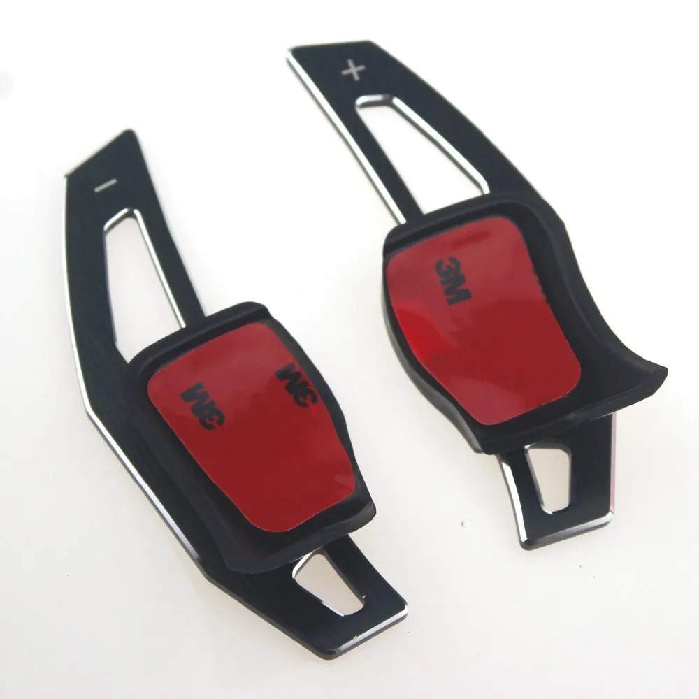 Carbon Fiber Car Steering Wheel Shift Paddle Cover Shifter Extension for Volkswagen VW Tiguan Golf 6 MK6 Jetta GTI R20 | Автомобили и