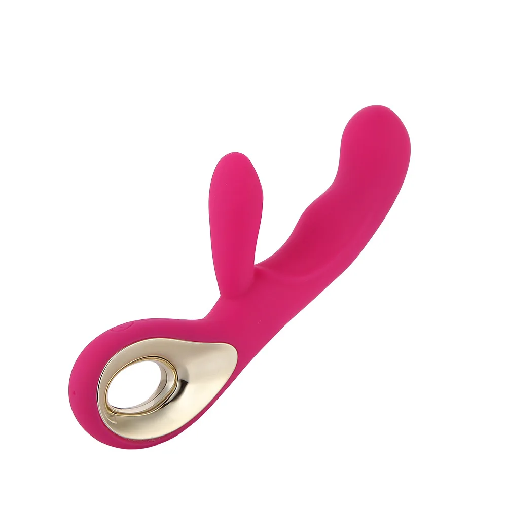 Двойной вибратор G spot с usb зарядкой Мощный Кролик женские интимные игрушки av