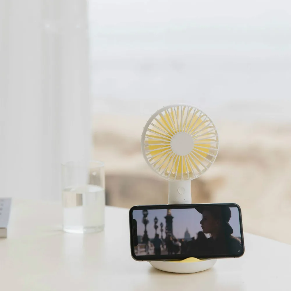 2019 креативный переносной мини вентилятор USB перезаряжаемый большой ветер
