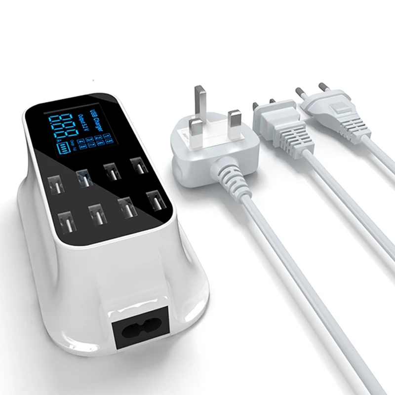 Быстрая зарядка USB зарядное устройство для iPhone Xiaomi Samsung планшетный ПК 8 портовый