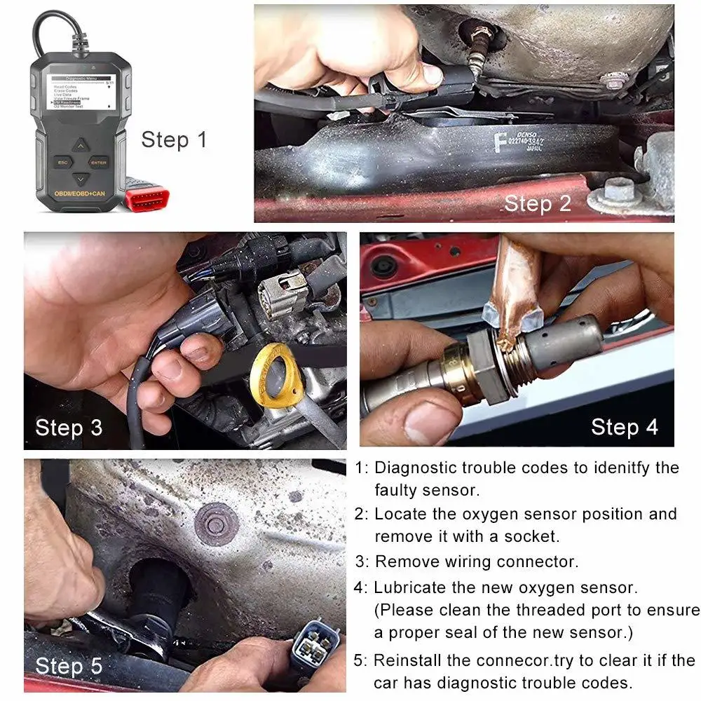 DENSO 4 проводный кислородный датчик Универсальный Лямбда зонд 234 4209 для Toyota Chevrolet