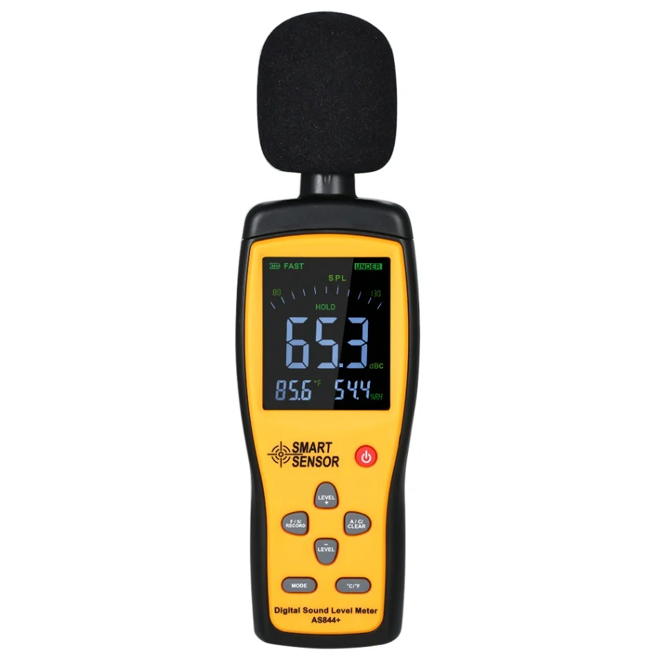 Цифровой измеритель уровня звука цифровой Noisemeter ЖК дисплей уровень громкости