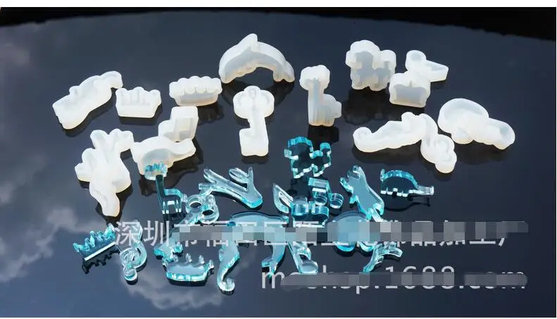 Прозрачная силиконовая форма сделай сам кулон в виде животного ожерелье