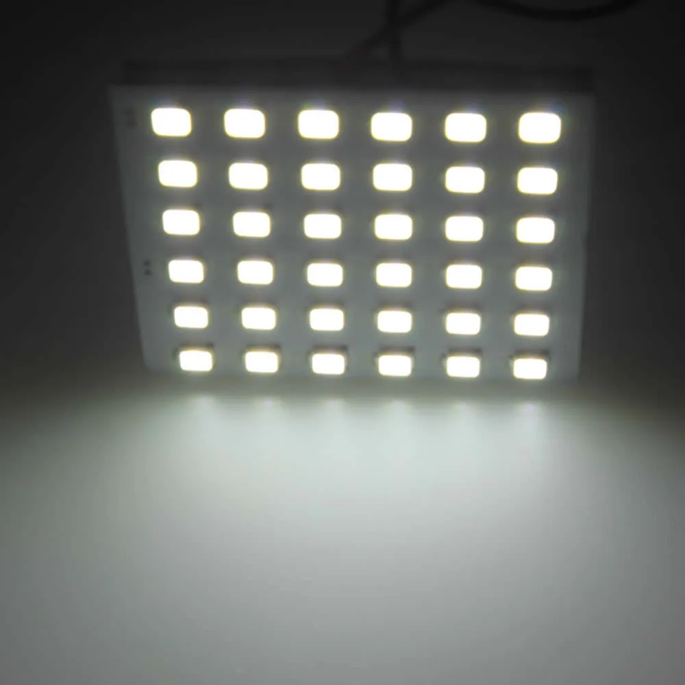 Новый 36 2835 Светодиодный светильник универсальный T10 BA9S Festoon 3 адаптера белая