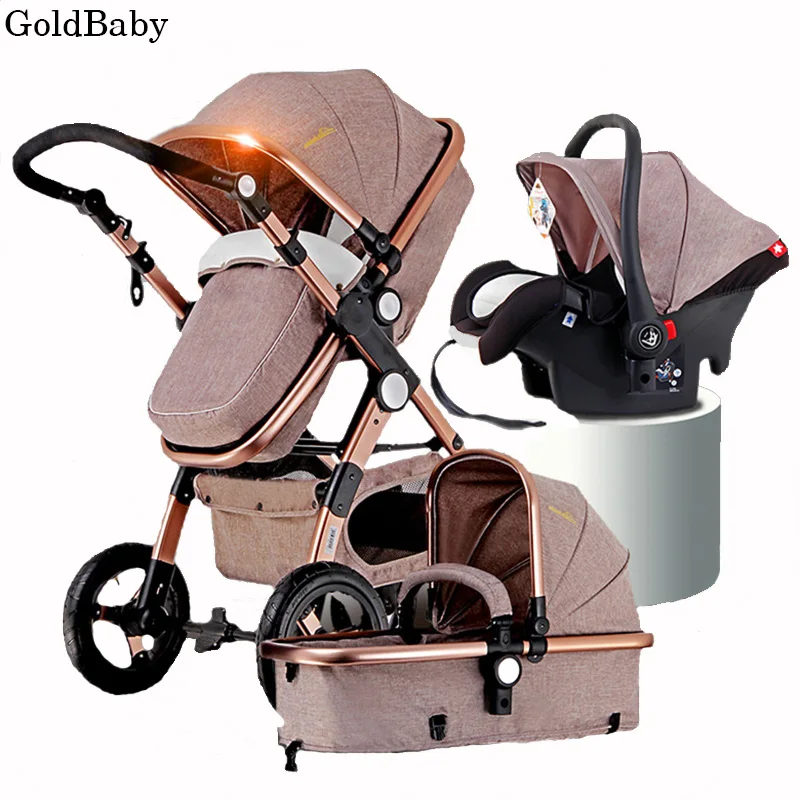 GOLDEN BABY GoldBaby детская коляска 2 В 1/ 3В 1 складной портативный роскошная коляска роскошная коляска Россия