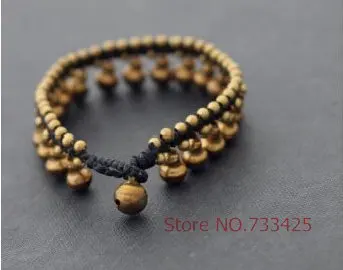 Бесплатная доставка! Браслет колокольчик Капля воды ручной работы тканый Воск