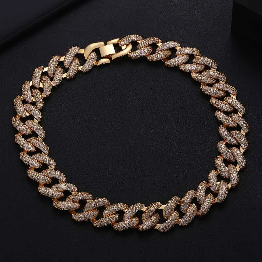 Big 18K Gold Jankelly Топ Новая мода колье ожерелья кубический циркон микро проложить Установка медная основа для женщин подарок с бесплатной доставкой - Окраска металла: Big 18K Gold