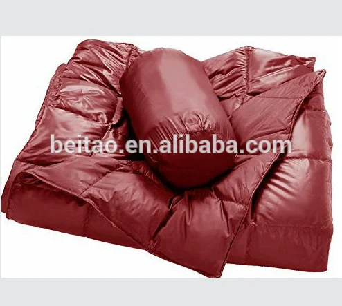 

down blanket throw Goose down blanket for spring and autumn camp 50x70 inch Popular and hot sale in USA free shipping