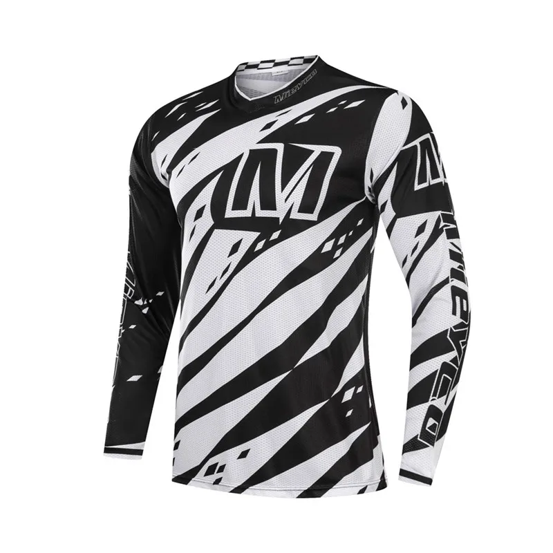 Мужская одежда для езды на мотоцикле Ricing Downhill Jersey DH MTB BMX горного велосипеда