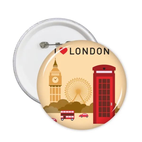 5 шт. круглый значок с изображением Лондона Англии|button badges wholesale|badge nissanbadge |