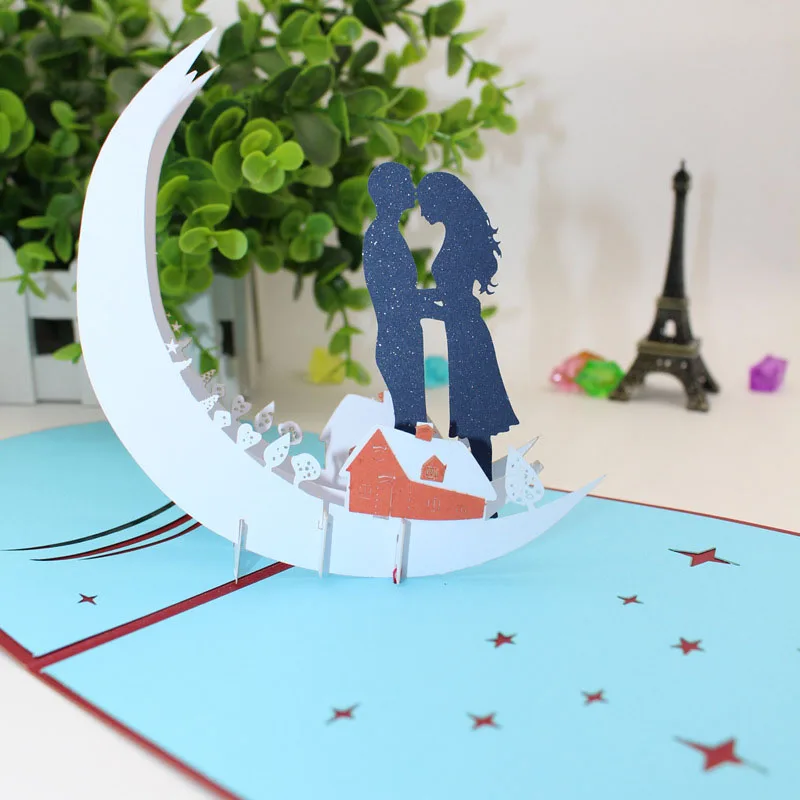 3D лазерная резка ручная работа подарок другу|invitation greeting|invitation greeting cardgreeting cards |