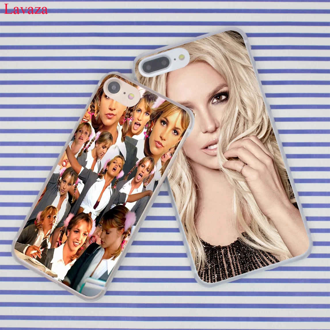 Жесткий чехол для телефона Lavaza Britney Spears Mode с коллажем iPhone XR X 11 Pro XS Max 8 7 6 6S 5 5S SE 4S 4