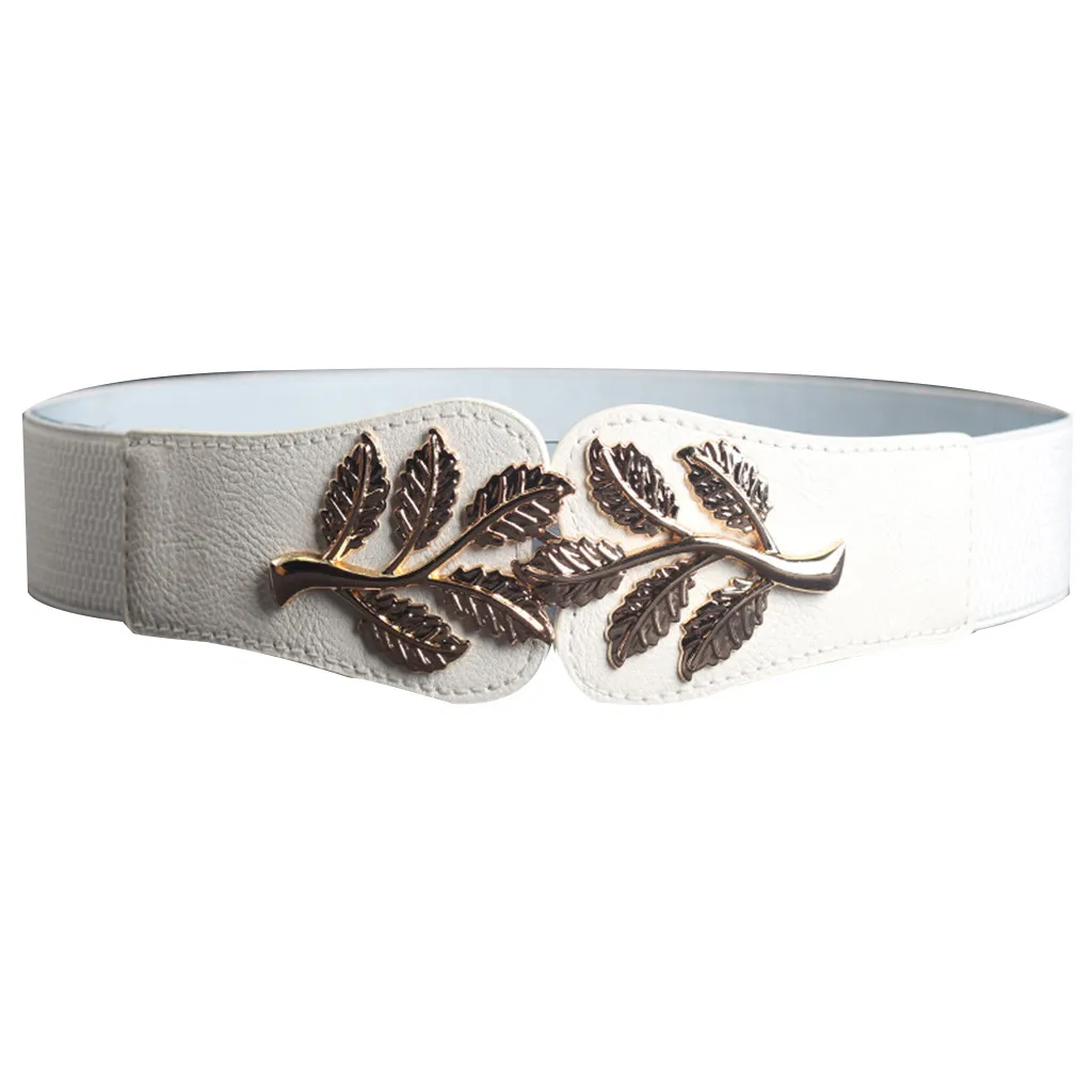 Женский широкий пояс с пряжкой винтажный эластичный в Корейском стиле 2019|Женские