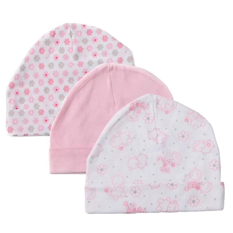 Baby Boy Caps Character Unisex Cotton 0-3 Months 4-6 Fitted Hats &amp infant 3 Pack | Детская одежда и обувь