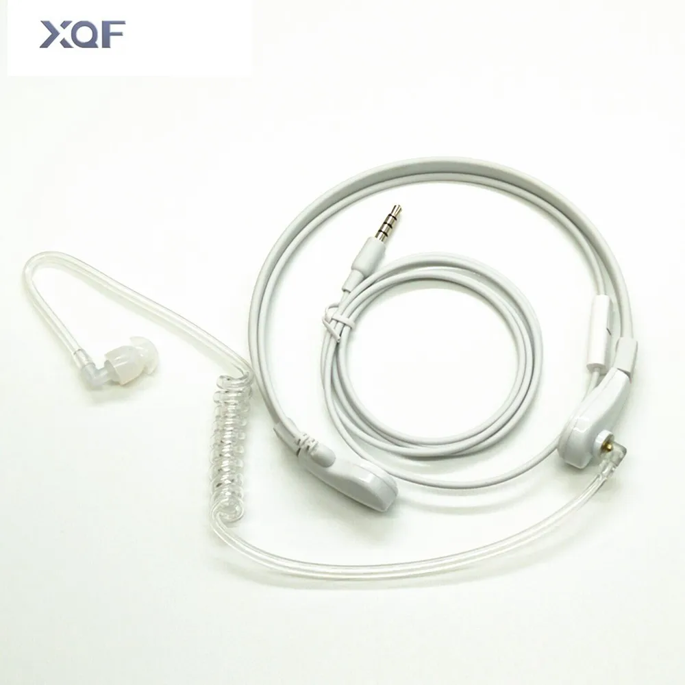 1 контактный разъем 3,5 мм гарнитура с микрофоном Скрытая Воздушная трубка наушник для iphone xiaomi телефон