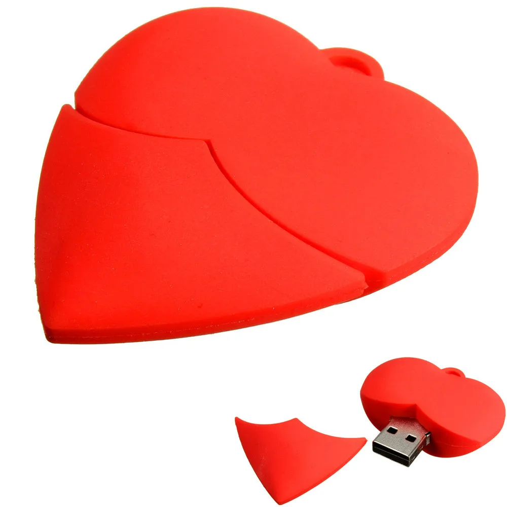 Vovotrade 2GB Love Heart USB 2 0 металлическая флеш-карта памяти большой палец u-диск ручка