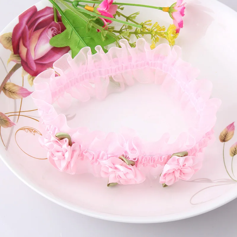 M MISM 2020 Новинка модные кружевные цветочные аксессуары для волос повязка на голову