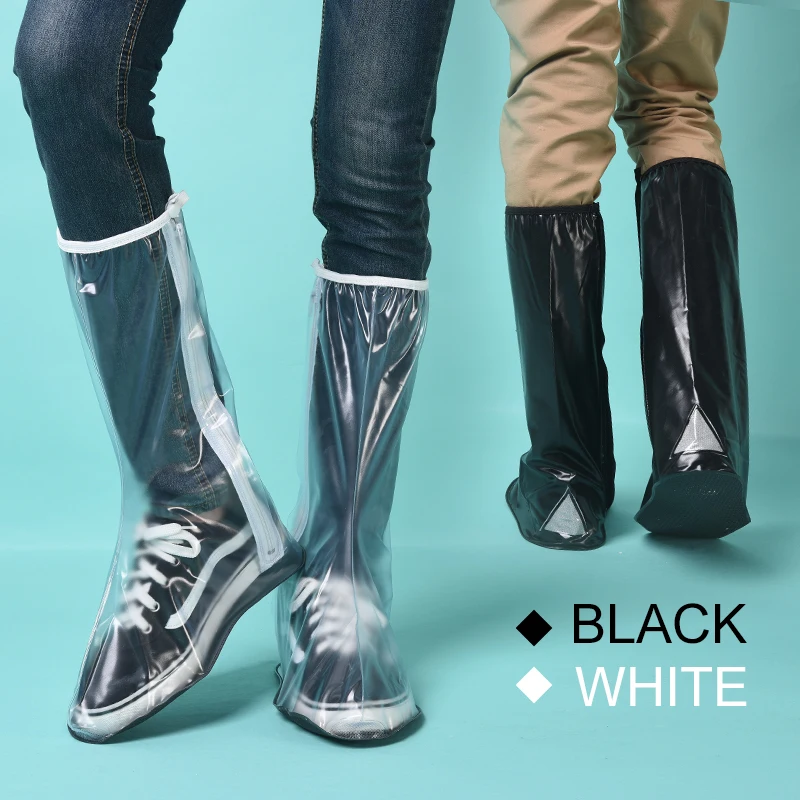 QIAN/новинка года; Модные непромокаемые ботинки из ПВХ с высоким берцем; мужские утепленные Нескользящие водонепроницаемые ботинки