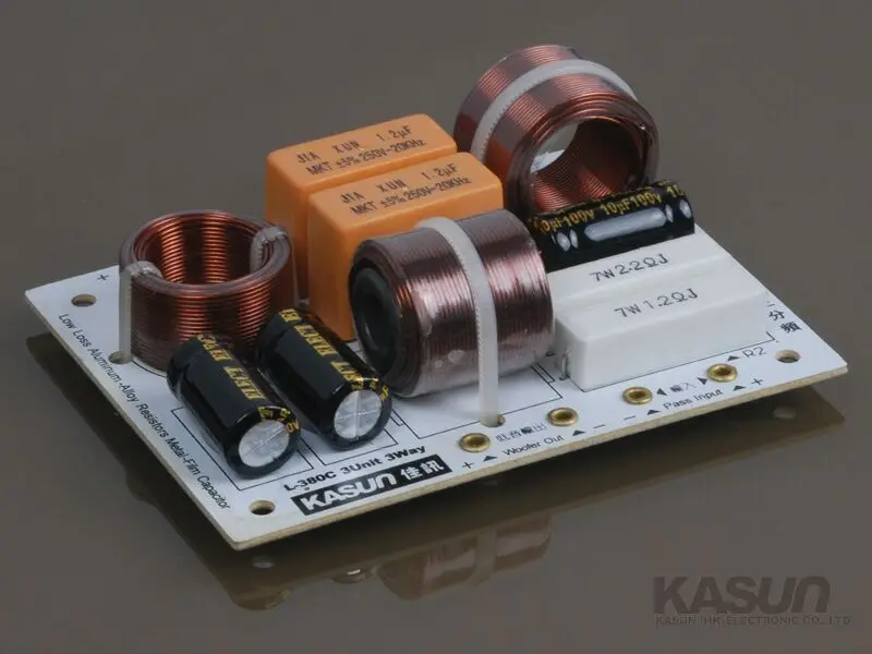 2 шт. L-380C 3 Way 3 предмета в комплекте, Hi-Fi Динамик кроссовер с делителем частоты фильтры