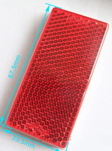 Акция! Запчасти для прицепов грузовиков автофургонов отражателей красная