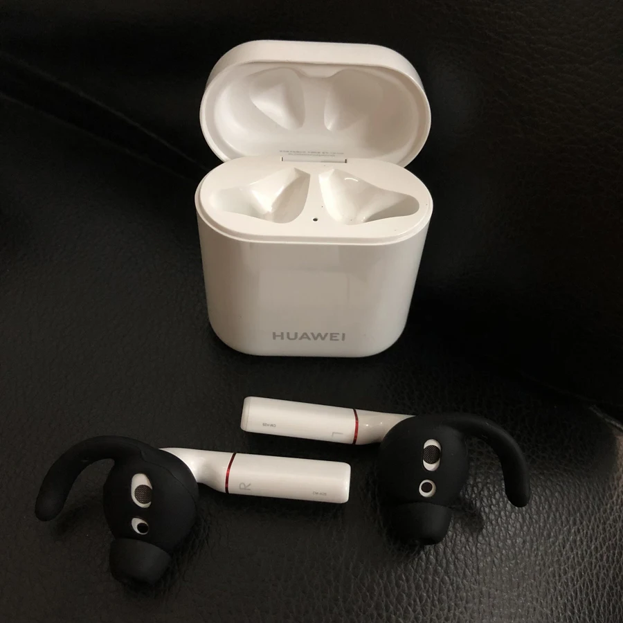 Для AirPods силиконовый чехол для наушников чехол+ Заушник Для Хранения Чехол для huawei FreeBuds2 наушники накладки для Honor FlyPods