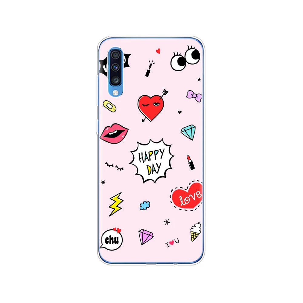34660 Чехол для samsung A70, мягкий чехол из ТПУ для телефона, чехол для samsung Galaxy A70, силиконовый чехол A 70 A705 A705F, бампер - Цвет: 34660
