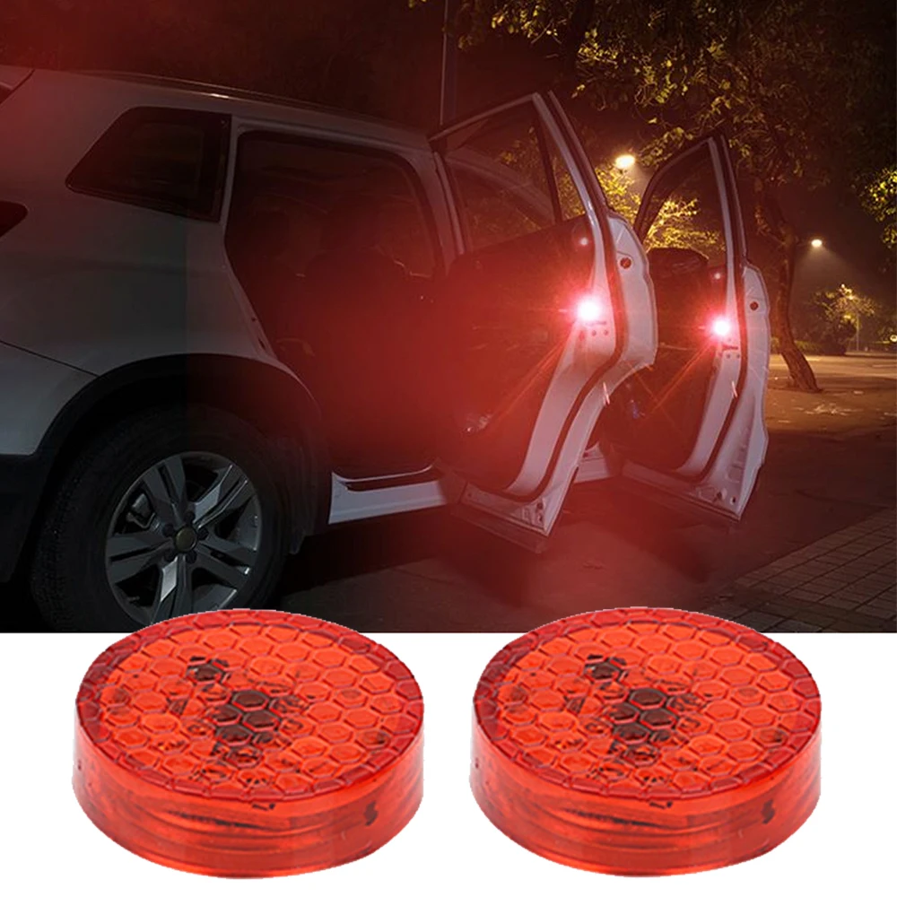 2 шт. автомобиль Дверные огни Светодиодный Предупреждение лампа сигнальная анти
