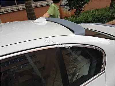Авто Задний спойлер крыла окна для BMW 5 серии F10 2010 2014 PU Неокрашенный Серый Тюнинг