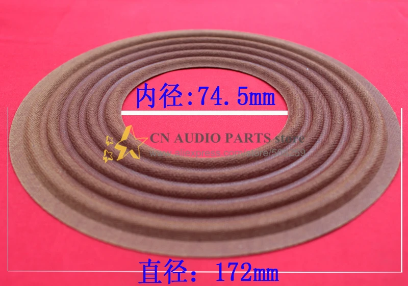 2 шт. Лучший сабвуфер басовый громкоговоритель ремонт динамика паук OD: 172 мм ID: 74 5 |