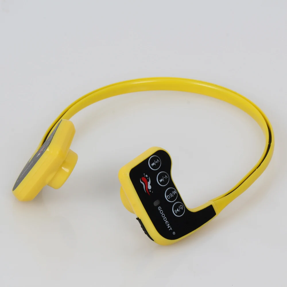 Костная проводимость IPX8 Подводные водонепроницаемые наушники для плавания MP3-плеер с fm-радио для бега и вождения 8 Гб