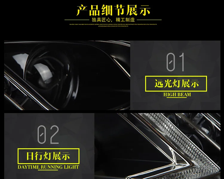 AKD автомобильный Стайлинг Головной фонарь для hyundai Sonata фары- Sonata светодиодный фонарь Sonata9 H7 D2H Hid биксеноновый луч